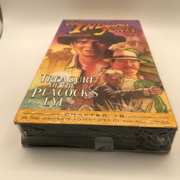 Indiana Jones and the temple of doom VHS  + Peacock Eye Sealed NEW Collectible - Picture 9 of 14